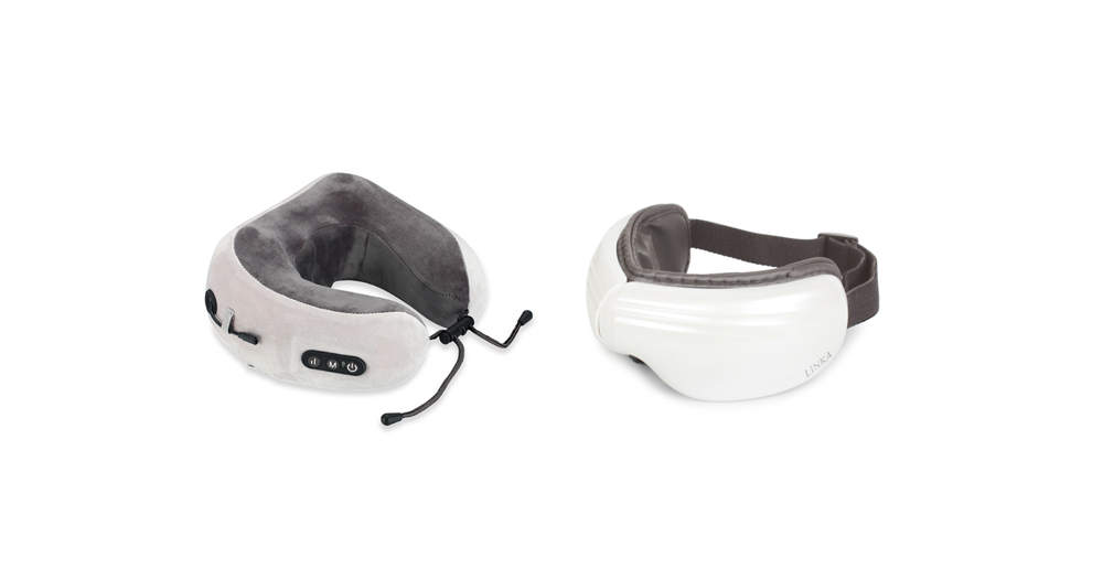 新商品】LINKA-リンカ- アイマッサージャーとネックマッサージャーが